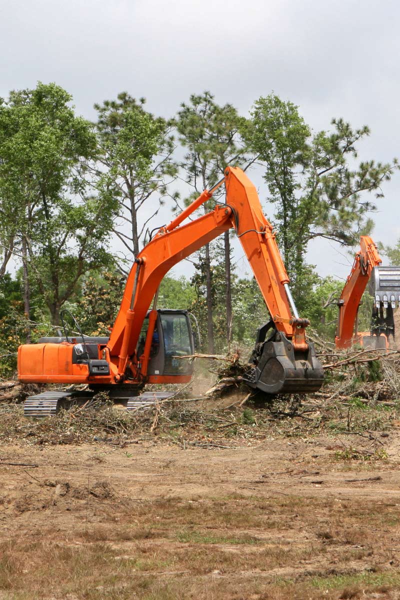 residential land clearing machines